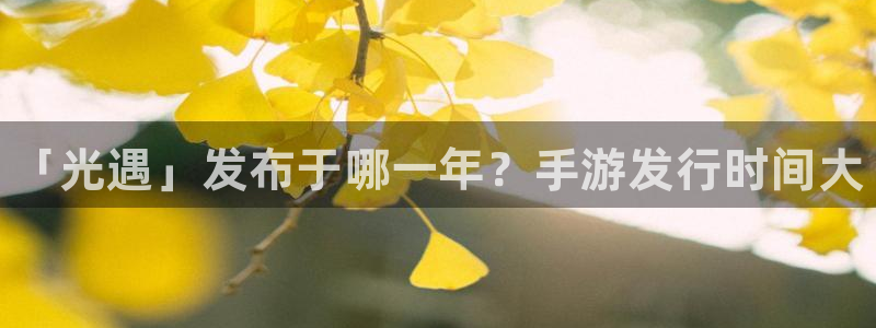 门徒平台注册登陆失败怎么办：「光遇」发布于哪一年？手游发行时间大